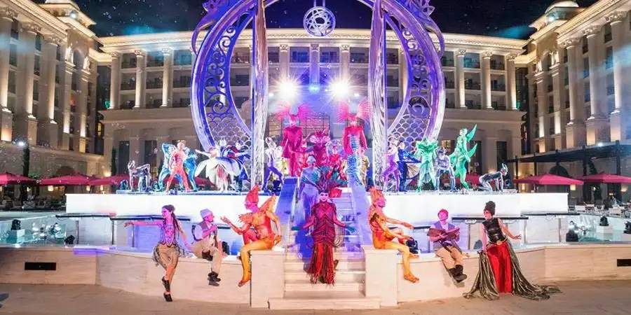 Land der Legenden Nachtzeit Shows Tour von Side: Bootsparade & Feuerwerksmagie