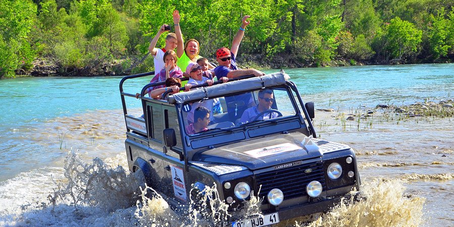 Jeep-Safari und Rafting-Tour im Antalya Köprüçay Fluss Nervenkitzel & Offroad-Abenteuer