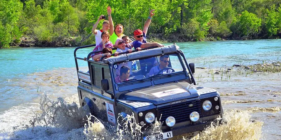 Alanya Jeep Safari & Rafting Tour: 2-in-1 Köprülü Canyon Abenteuer